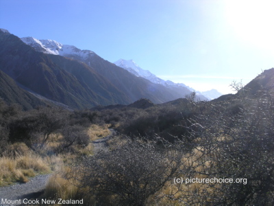 Aroaki Mount Cook New Zealand