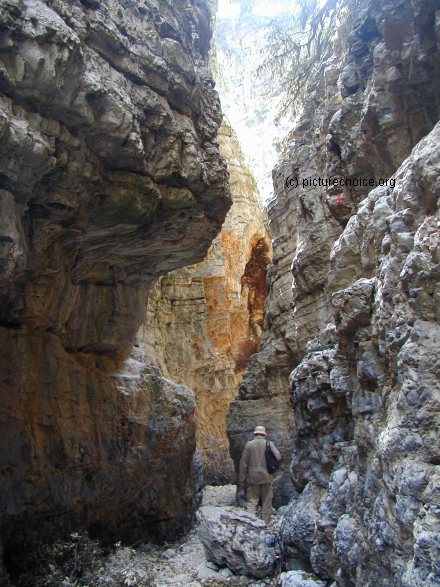 Imbros canyon Crete Greece
