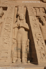 Nefertari Tempel Abu Simbel Nubia Egypt