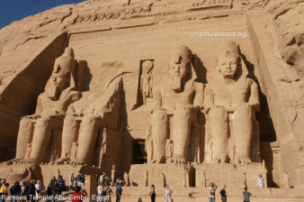 Ramses Temple Abu Simbel Nubia Egypt
