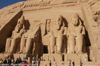 Ramses Tempel Abu Simbel Nubia Egypt