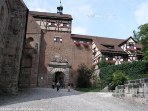 Imperial castle 'Kaiserburg' Nuremberg Germany
