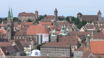 Imperial castle 'Kaiserburg' Nuremberg Germany