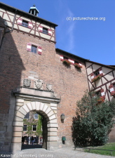 Imperial castle 'Kaiserburg' Nuremberg Germany