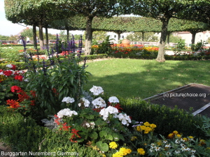 Burggarten 'Castle garden' Nuremberg Germany