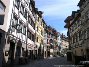 Weißgerbergasse Nuremberg Germany