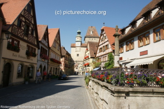 Rödergasse Rothenburg ob der Tauber