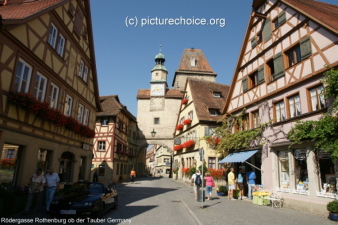 Rödergasse Rothenburg ob der Tauber