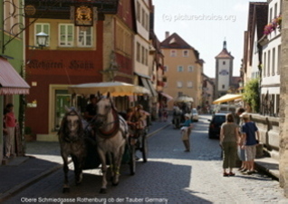 Obere Schmiedgasse Rothenburg ob der Tauber