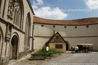 Wolfgangkirche am Klingentor Rothenburg ob der Tauber