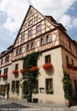Galgengasse Rothenburg ob der Tauber