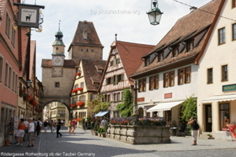 Roedergasse Rothenburg ob der Tauber