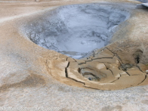 Námafjall Geothermalfeld Island