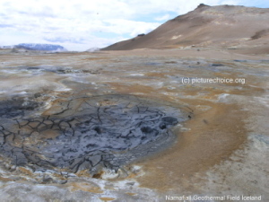 Námafjall Geothermalfeld Island