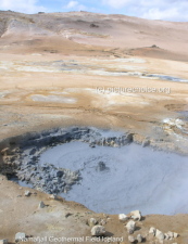 Námafjall Geothermalfeld Island