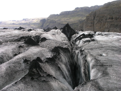 Sólheimajökull glacier Iceland