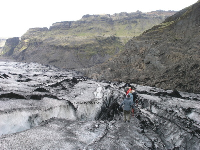 Glacier walk Iceland