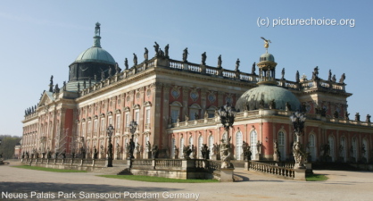 Neues Palais Park Sansouci Potsdam