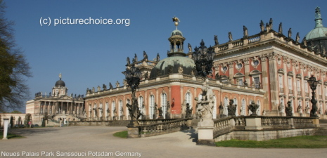 Neues Palais Park Sansouci Potsdam