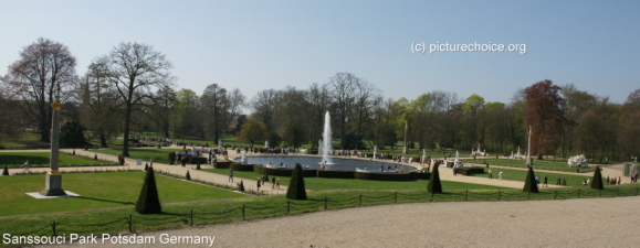 Grosse Fontaine Park Sansouci Potsdam