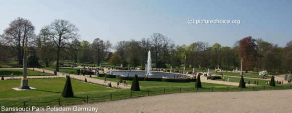Grosse Fontaine  Sansouci Park Potsdam