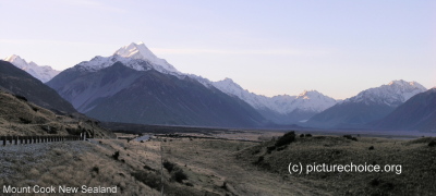 Aroaki Mount Cook Neuseeland