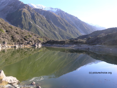 Aroaki Mount Cook Neuseeland