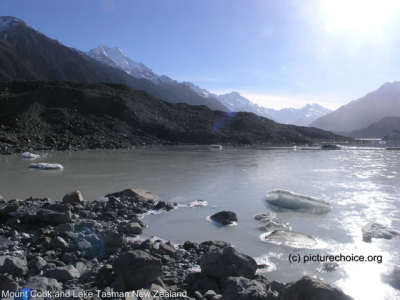 Lake Tasman Neuseeland