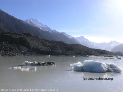 Lake Tasman Neuseeland