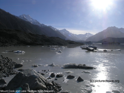 Lake Tasman Neuseeland