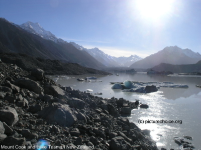 Lake Tasman Neuseeland