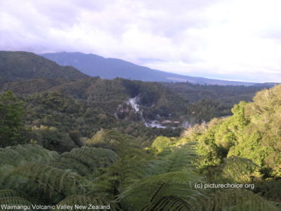 Waimangu Volcanic Valley New Zealand